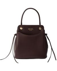Prada - Carry Mini Leather Handbag - Lyst
