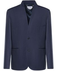 Hed Mayner - Stand Collar Two-Button Blazer - Lyst