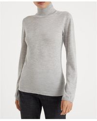 Brunello Cucinelli - Rollneck Fine-Knit Jumper - Lyst
