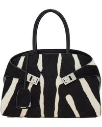 Ferragamo - Ferragamo Hug Small Printed Tote Bag - Lyst