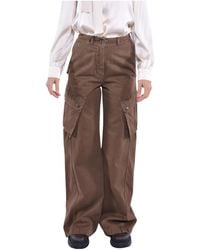 Weekend by Maxmara - Button Detailed Straight Leg Pants - Lyst