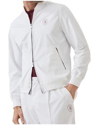 Brunello Cucinelli - Logo Printed Zipped Sweatshirt - Lyst