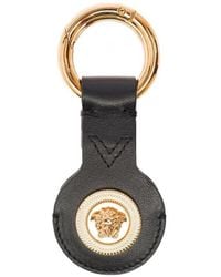 Versace - Medusa Plaque Keyring - Lyst