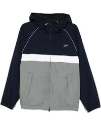 DUNST - Hooded Colourblock Windbreaker - Lyst