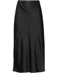 Jacquemus - Simple Solid-Color Satin Midi Skirt - Lyst
