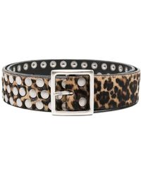 Golden Goose - Stud-Embellished Buckle Belt - Lyst