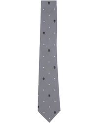 McQueen - Patterned-Jacquard Tie - Lyst