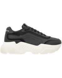 Dolce & Gabbana - Sneakers Calfskin, Textile Fibers - Lyst