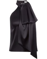 Nina Ricci - Halterneck Draped Sleeveless Top - Lyst