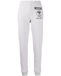 Moschino - Logo Printed Sweatpants - Lyst