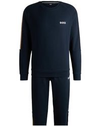 BOSS - Solid Color Hoodie - Lyst