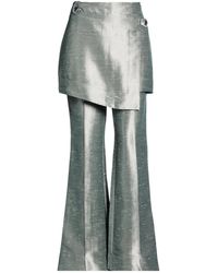 Ganni - Solid Wide-Leg Trousers - Lyst