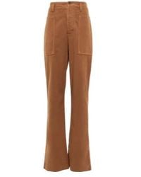 Tod's - High-Rise Cotton-Blend Pants - Lyst