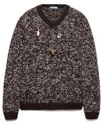 Prada - Charm-Embellishment Sweater - Lyst
