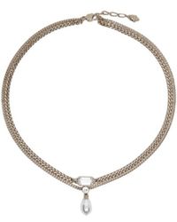 McQueen - Skull Embellished Necklace - Lyst