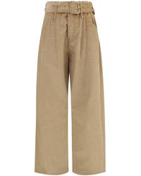 DARKPARK - Dalila Belt Relaxed Corduroy Pants - Lyst