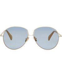 Max Mara - Plain Colour Sunglasses - Lyst