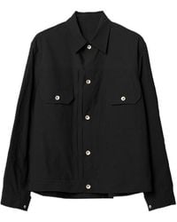 Sacai - Button-Up High Neck Jacket - Lyst