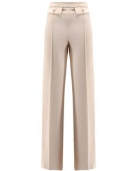 Elisabetta Franchi - Straight-Leg Tailored Pants - Lyst