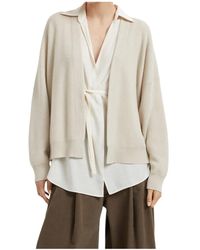 Brunello Cucinelli - Cashmere Layered Cardigan - Lyst