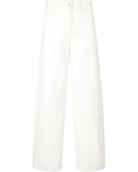 Nili Lotan - High Waist Loose Straight Leg Pants - Lyst