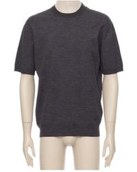 Valentino - Vlogo Signa Short-Sleeve Knitted Sweater - Lyst