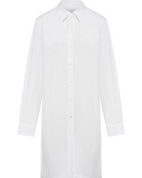 Dries Van Noten - Bow Detailed Cropped Shirt - Lyst