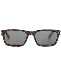 Saint Laurent - Eyewear Sl 662 Rectangular Frame Sunglasses - Lyst