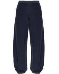 Fabiana Filippi - Wide-Leg Elasticated Cuff Trousers - Lyst