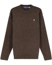 Polo Ralph Lauren - Logo Ribbed Knitted Sweater - Lyst