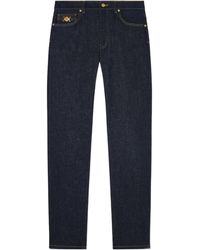 Versace - Mid-Rise Slim-Cut Jeans - Lyst