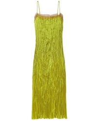 Jason Wu - Hammered Silk Satin Midi Dress - Lyst