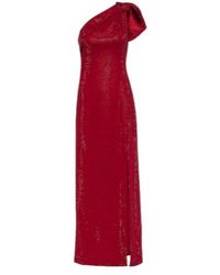 Roland Mouret - One-Shoulder Diamanté-Embellished Gown - Lyst