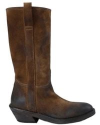 Ann Demeulemeester - Laxit Suede Boots - Lyst