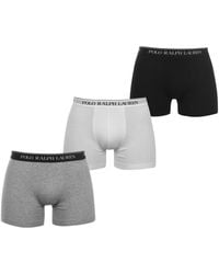 Ralph Lauren - Three-Pack Boxer Briefs - Lyst