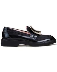 Roger Vivier - Viv' Rangers Buckle Embellished Loafers - Lyst