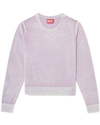 DIESEL - M Lovre Fitted Knitted Sweater - Lyst