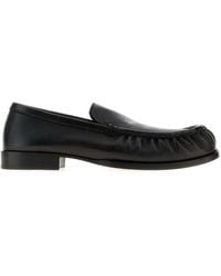 Dries Van Noten - Black Leather Loafers - Lyst