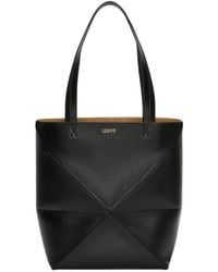 Loewe - Puzzle Fold Medium Top Handle Bag - Lyst