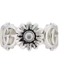 Gucci - Gg Marmont Mother Of Pearl Ring - Lyst