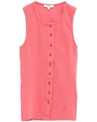 JW Anderson - Jw Anderson Logo Embroidered Knitted Top - Lyst