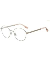 Jimmy Choo - Eyewear Rectangular Frame Glasses - Lyst