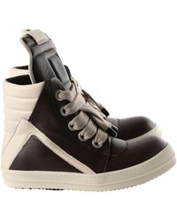 Rick Owens - Jumbolace Geobasket High-Top Sneakers - Lyst