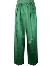 Dries Van Noten - Pleated Tailores Palazzo Pants - Lyst