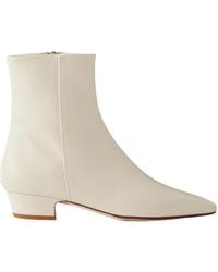 Aeyde - Solid Suede Ankle Boots - Lyst