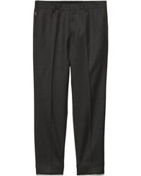 Prada - Pleated Tailored Trousers - Lyst