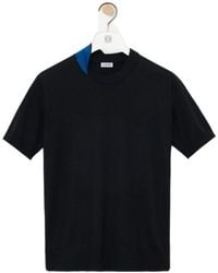 Loewe - Anagram-Embroidered Asymmetric-Neck Sweater - Lyst