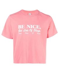 Sporty & Rich - Printed Short Sleeve T-Shirt - Lyst