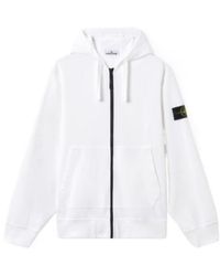 Stone Island - Regular-Fit Zip-Up Hooded Sweatshirt With Pockets - Lyst