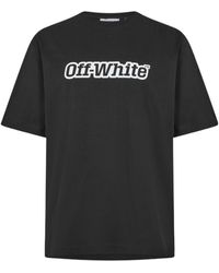 Off-White c/o Virgil Abloh - Logo Crew Neck T-Shirt - Lyst